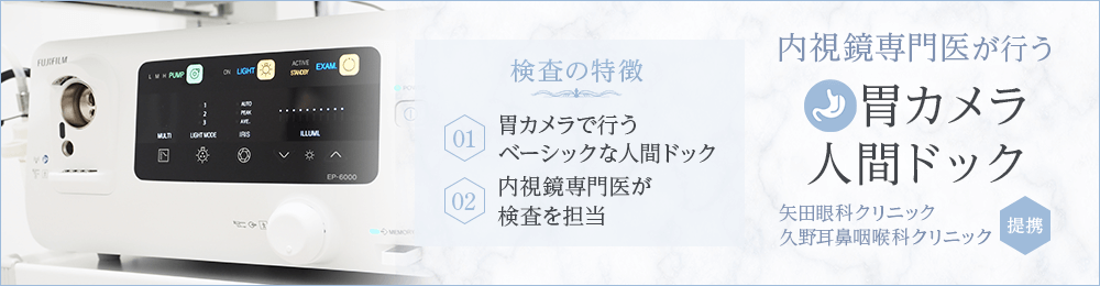 【内視鏡専門医が行う】胃カメラ人間ドック